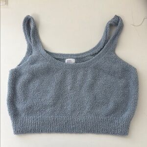 Stars Above Blue Crop Top